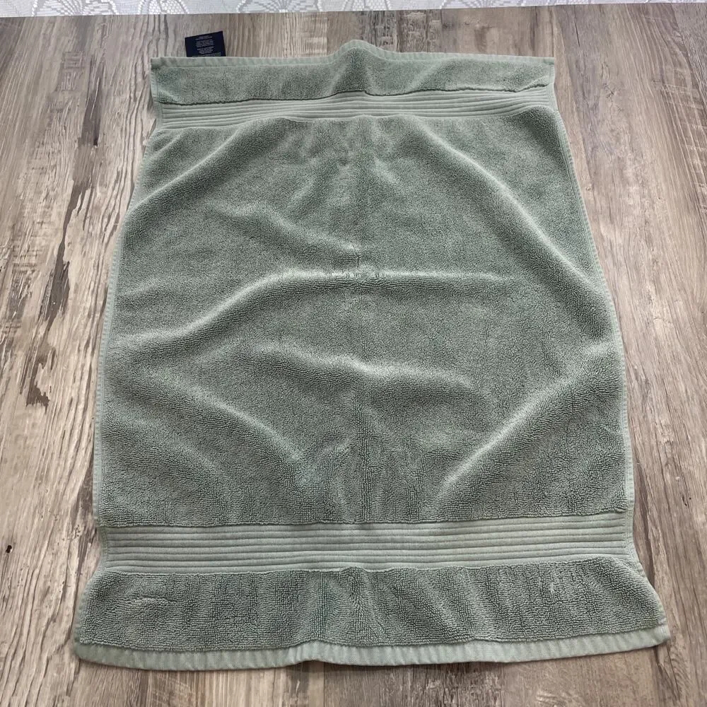 Ralph Lauren Hand Towel Stone Blue 100% Cotton 21